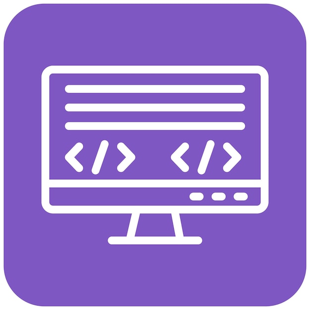 Coding language Vector Icon Design Illustration