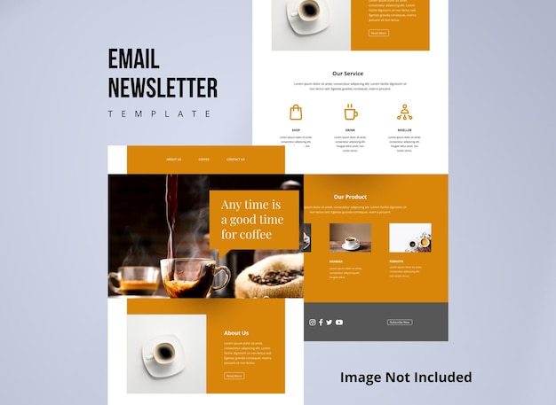 Coffeeshop Campaign email newsletter