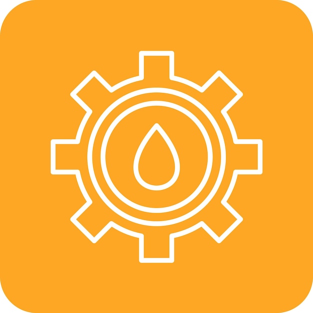 Cogwheel icon vector image Can be used for Petrol Industry