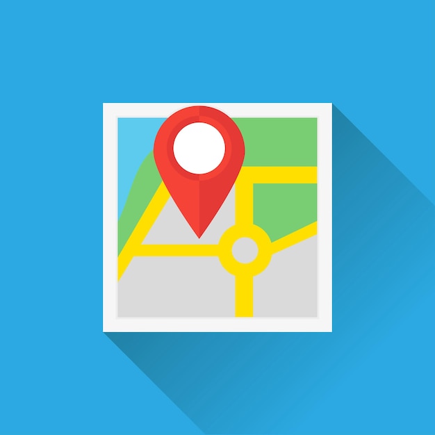 color map icon and marker location flat