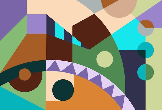 colorful abstract art for wall decoration