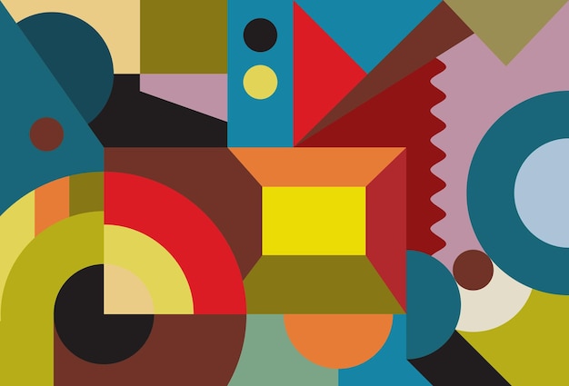colorful abstract art for wall decoration