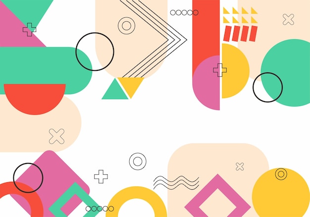 colorful abstract background flat design