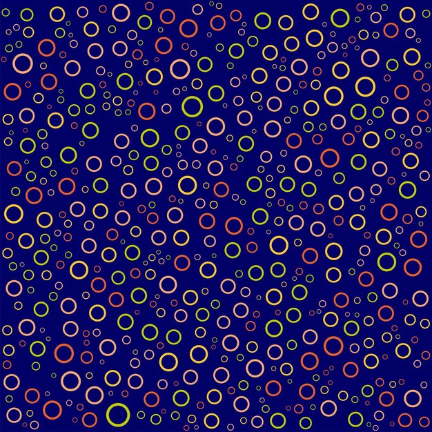 Colorful Circle Pattern Illustrations 2