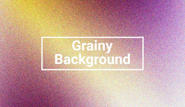 Colorful gradient grainy background template design