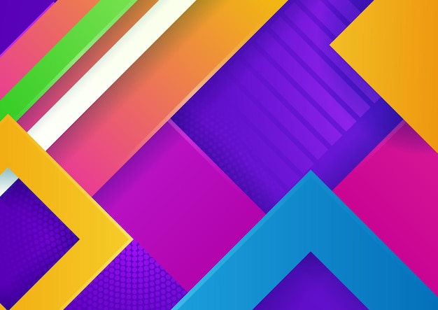 Colourful abstract background Modern abstract covers minimal covers design Colorful geometric background vector illustration