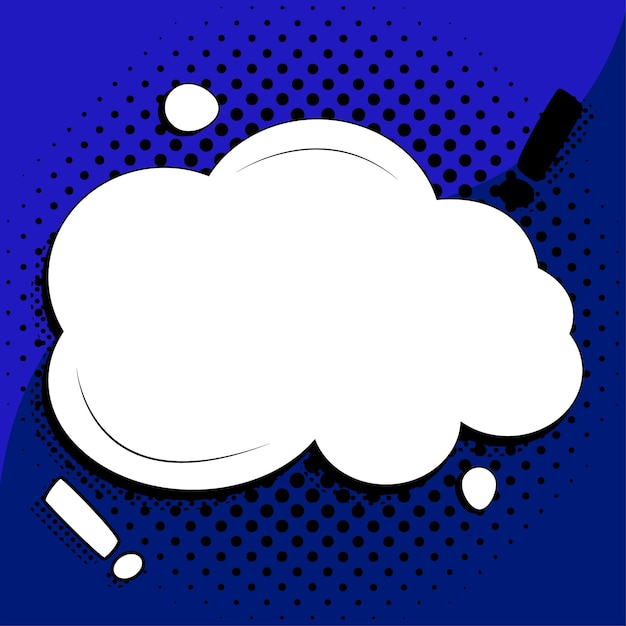 Comic Blank Speech Bubble With Copy Space Over Color Background Design Empty Template In Explosion Framework Representing Fancy Add and Attractive Message