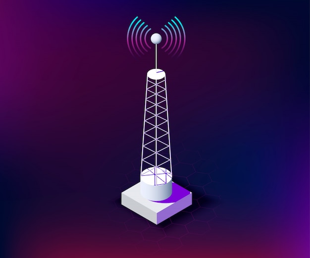 Communication wireless tower network