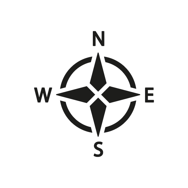 Compass stationary icon vector design templates simple and modern