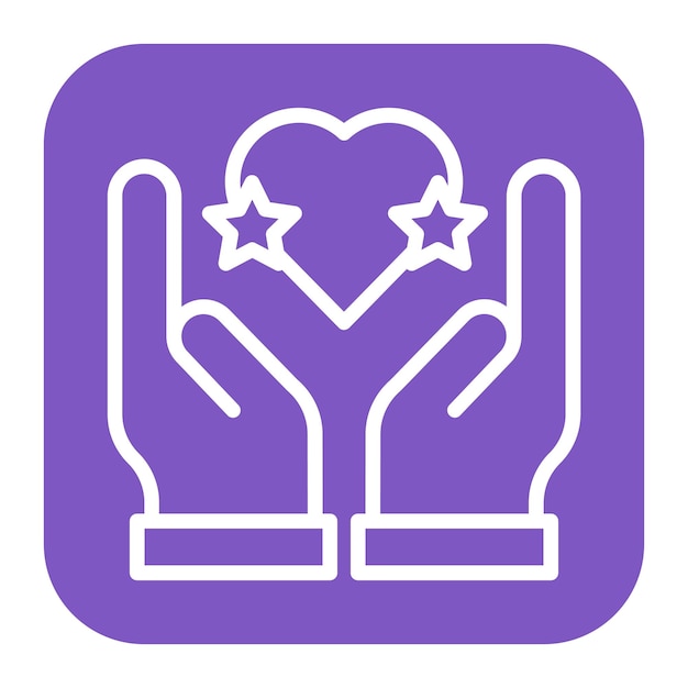 Compassion icon vector image Can be used for Core Values