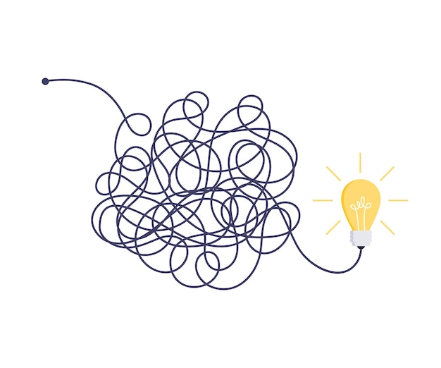 Complex easy simple way from start to idea Chaos simplifying problem solving and business solutions