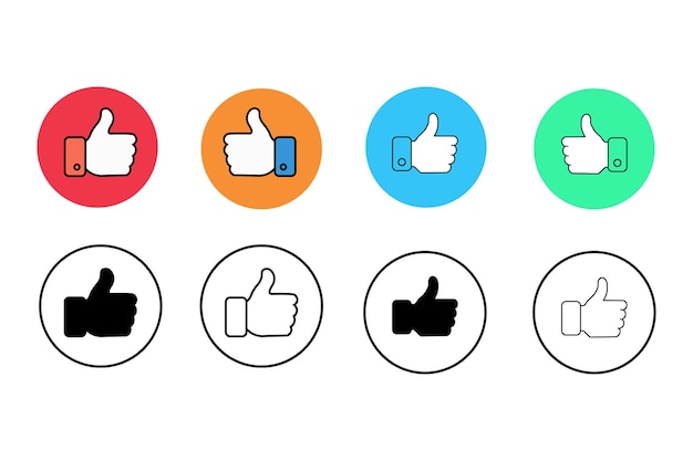 comprehensive thumbs up symbols and icon sets for modern websites like icon approval symbol sets