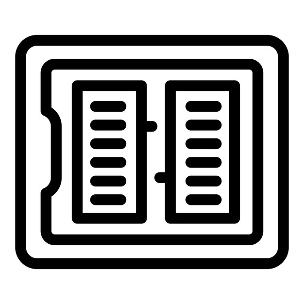 Computer chip showing processing power for tech concept
