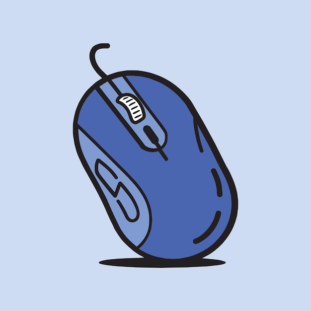 Computer Mouse Illustration Vector