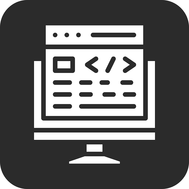 computer website vector icon illustration of web hosting iconset