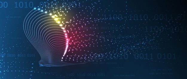Conceptual technology illustration of artificial intelligence