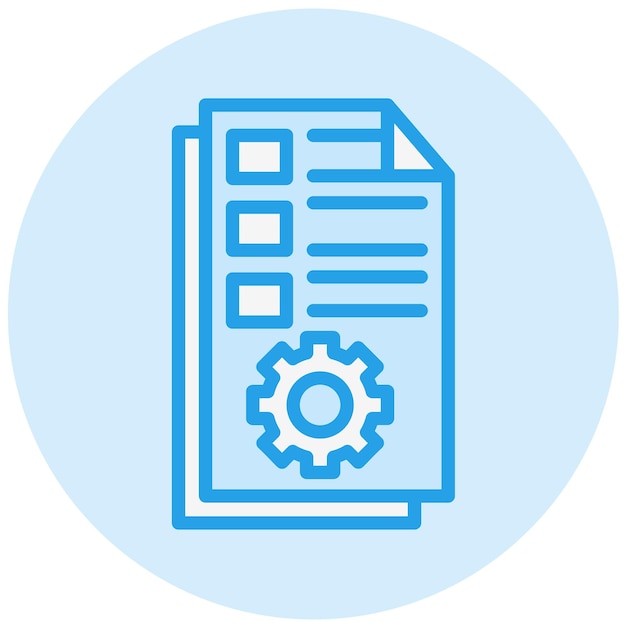Contract Management Vector Icon Design Illustration