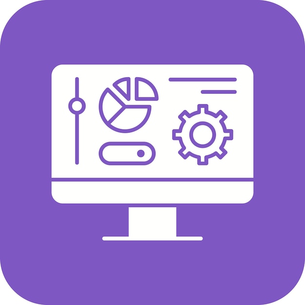 Control Panel icon vector image Can be used for Web Hosting