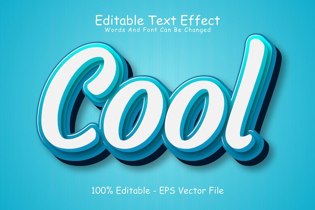 Cool Editable Text Effect 3 Dimension Emboss Modern Style