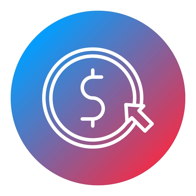 Cost Per Click icon vector image Can be used for Video Blog