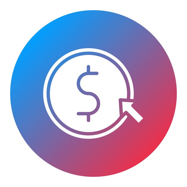 Cost Per Click icon vector image Can be used for Video Blog