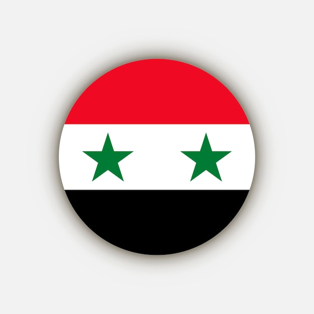 Country Syria Syria flag Vector illustration