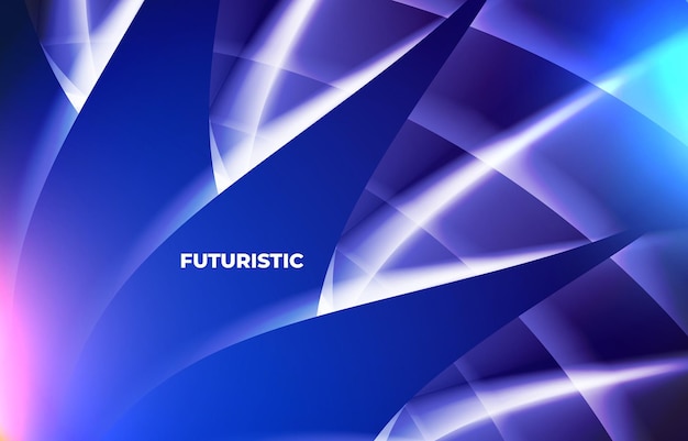 creative abstract colorful modern with light effect vector with blue color background design template