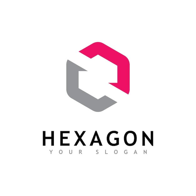 Creative Hexagon logo vector design