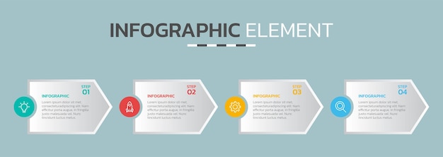 Creative infographic design template