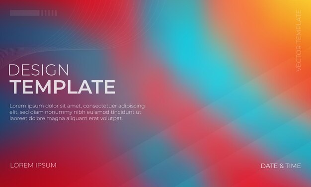 Creative Red Cyan and Gold Gradient Grainy Texture for Artistic Projects