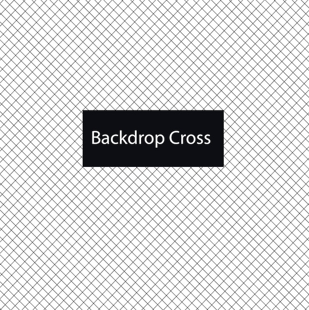 cross line backdrop 