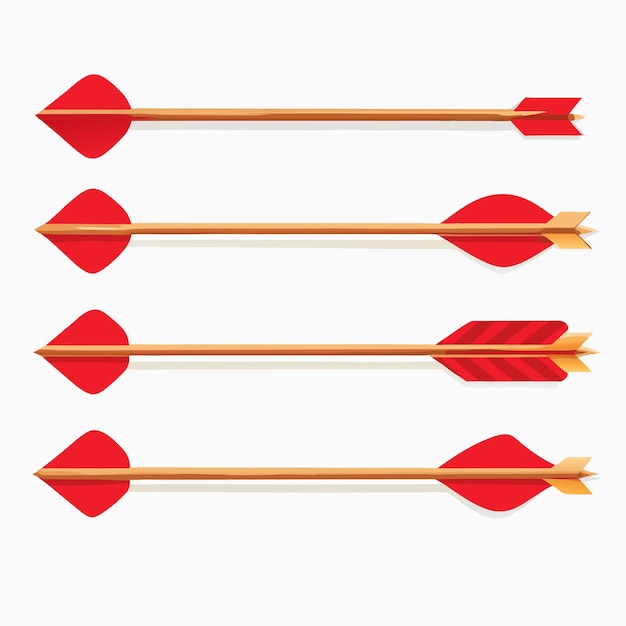 cupids arrows with tips in shape of hearts 4