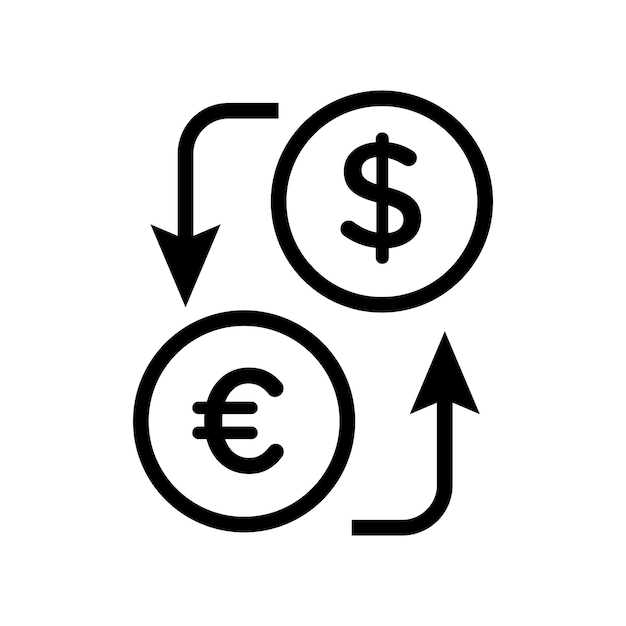 Currency exchange icon