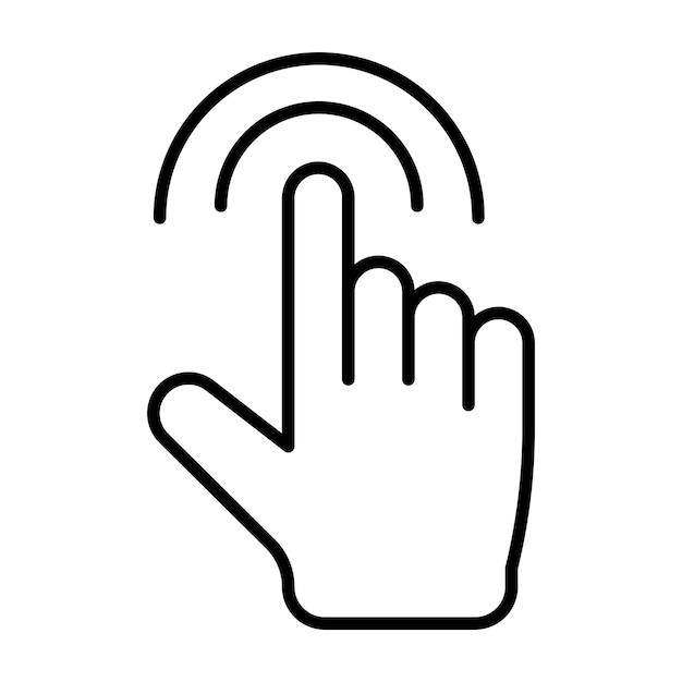 Cursor finger icon