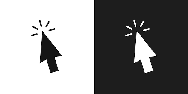 Cursor icon logo set vector