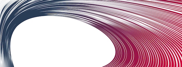Curvature of space vector abstract art background 3D linear flow distorted shape deformed fluid chaos of space