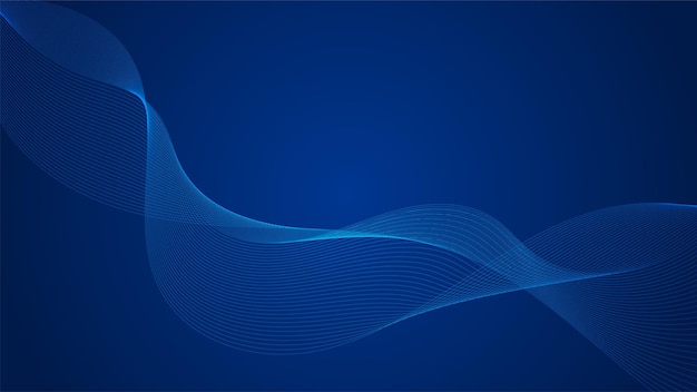 curved lines form fluid wave shapes gradient shades create a sense of depth and motion