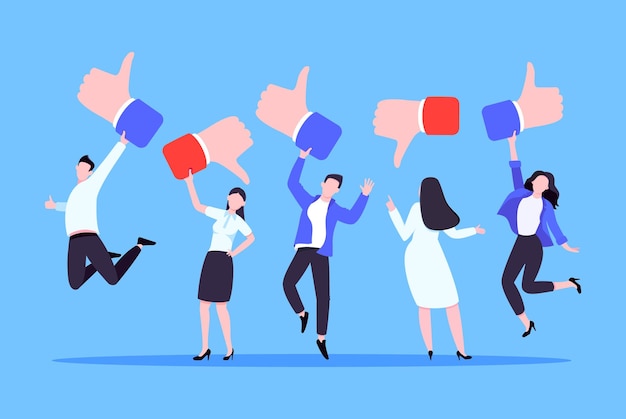 customer feedback employee or client satisfaction rating review