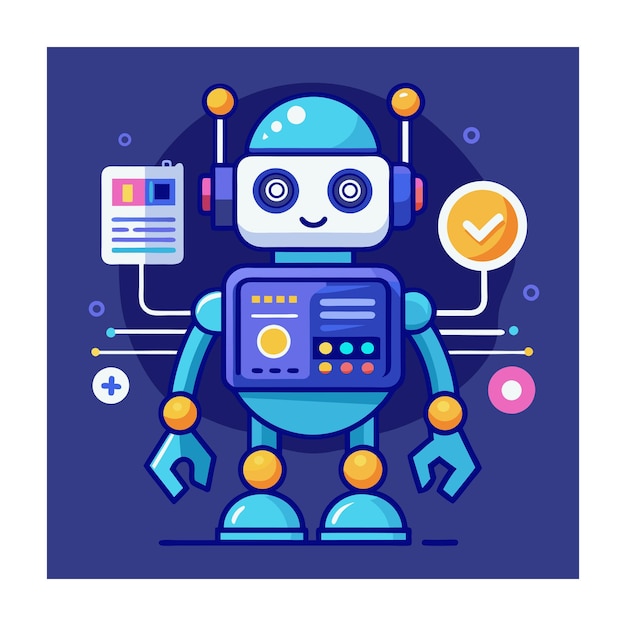 customer support flat design illustration