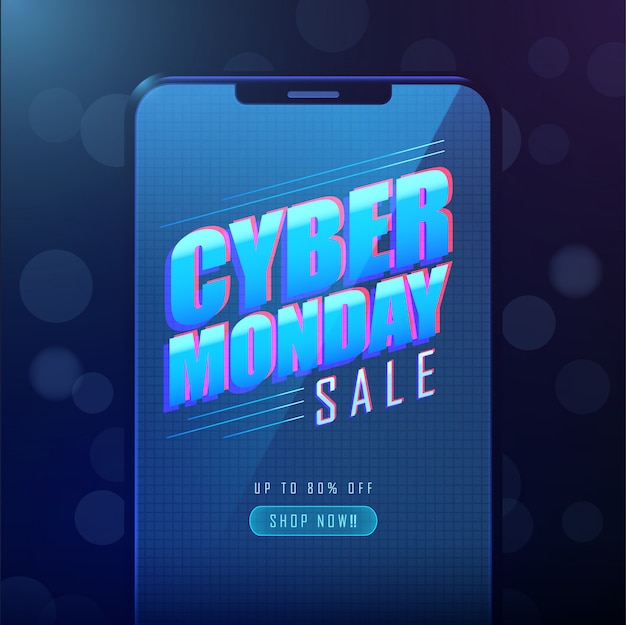 Cyber Monday sale banner