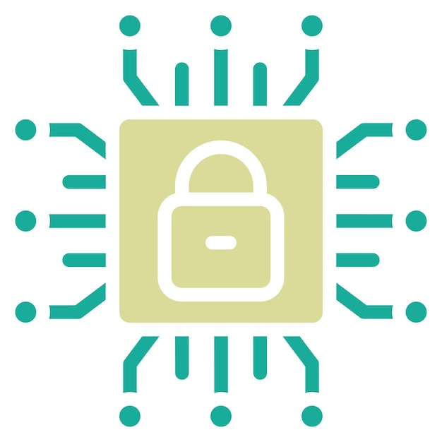 cyber security vector icon illustration of web hosting iconset