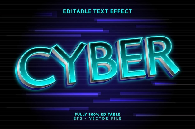 Cyber Text Effect