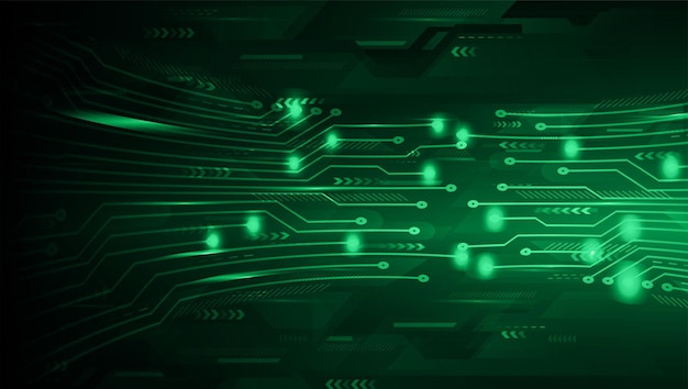 Cyberkrets, fremtidsteknologi-konseptbakgrunn