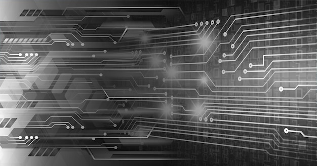 Cyberkrets, fremtidsteknologi-konseptbakgrunn