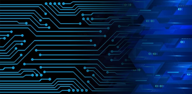 Cyberkrets, fremtidsteknologi-konseptbakgrunn