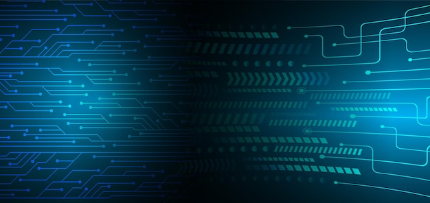 Cyberkrets, fremtidsteknologi-konseptbakgrunn