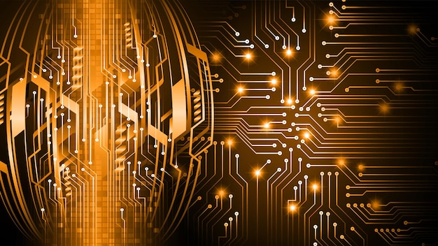 Cyberkrets, fremtidsteknologi-konseptbakgrunn