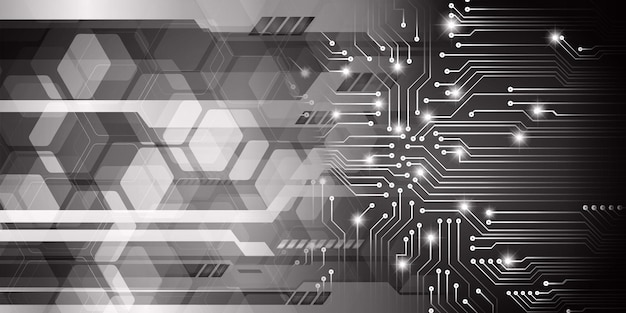 Cyberkrets, fremtidsteknologi-konseptbakgrunn