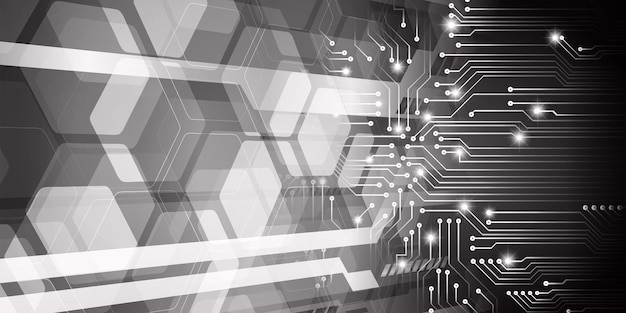 Cyberkrets, fremtidsteknologi-konseptbakgrunn