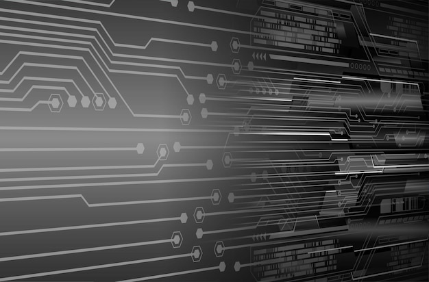 Cyberkrets, fremtidsteknologi-konseptbakgrunn